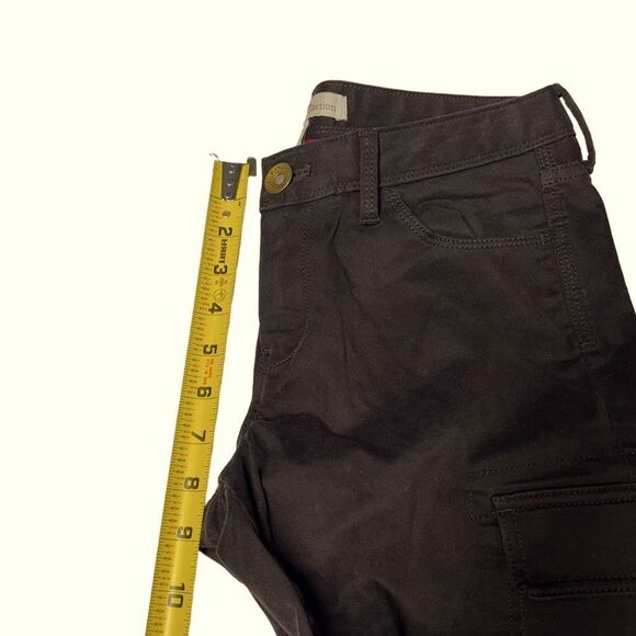 Banana Republic Heritage Collection Rich Chocolate Dark Brown Ankle Cargo Pants - Picture 9 of 10